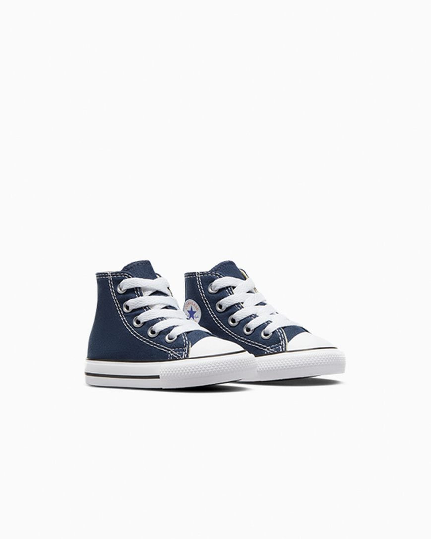 Tenisky Vysoke Converse Chuck Taylor All Star Klasické Chlapcenske Námornícka Modrá | SK Q11CUE6